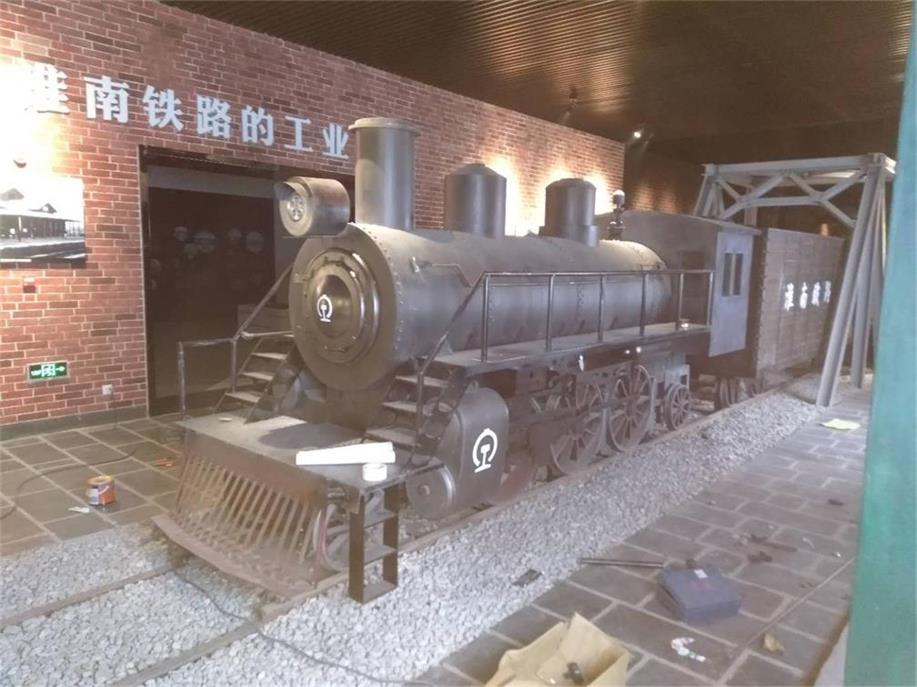 望都县蒸汽火车模型